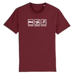 t-shirt lifestyle dormir manger rouler clair