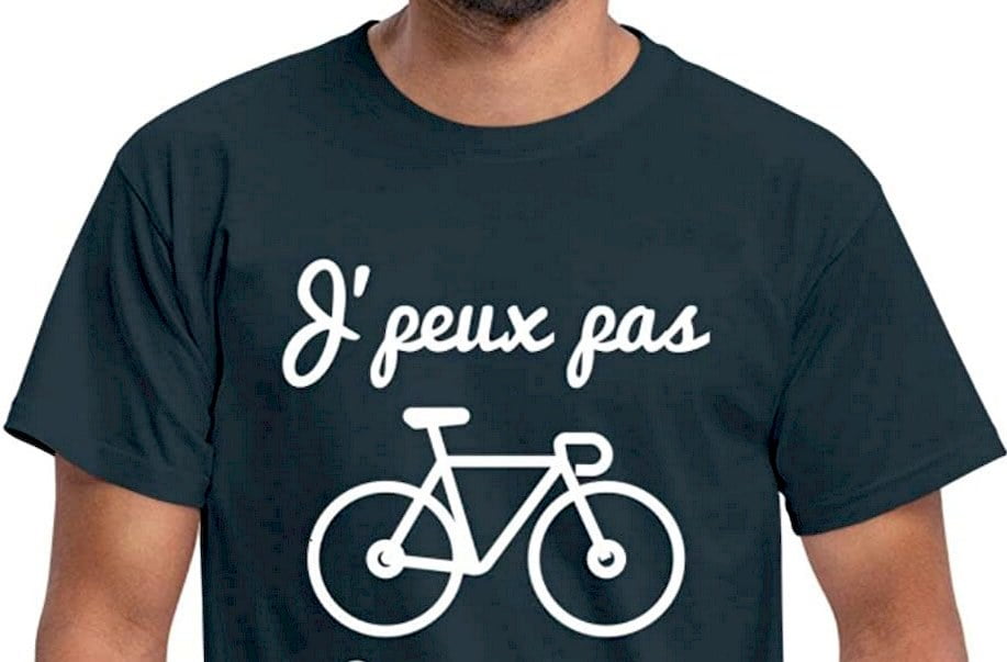 Un tee-shirt personnalisé vélo