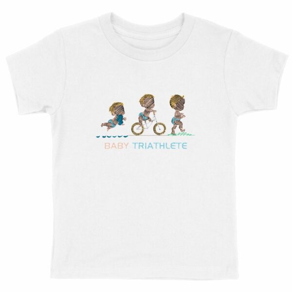 T-shirt triathlon bébé couleur