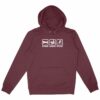 face_bordeaux_2 sweat capuche lifestyle Dormir Manger Rouler - clair